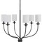 Progress Lighting Bonita Collection Six-Light Black Foyer Chandelier P400227-031 - alternate 8